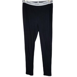 TEDDY FRESH Pants Mens Large Black Thermal Base Layer Long John Pants